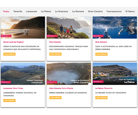 Contenidos para blog