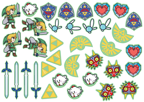 Imposición de pegatinas para su impresión